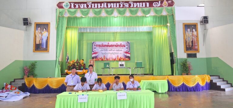 กิจกรรมเลือกตั้งประธานนักเรียน ประจำปีการศึกษา ๒๕๖๗